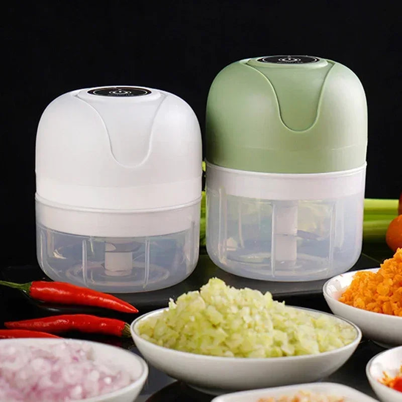 Electric Kitchen Food Chopper Mini Garlic Masher crusher USB Portable Meat Grinder Vegetable Chopper for Kitchen Gadgets