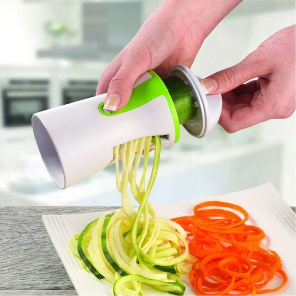 Portable Vegetable Spiralizer Slicer Handheld Peeler Stainless Steel Spiral Slicer for Potatoes Kitchen Cutter Tools